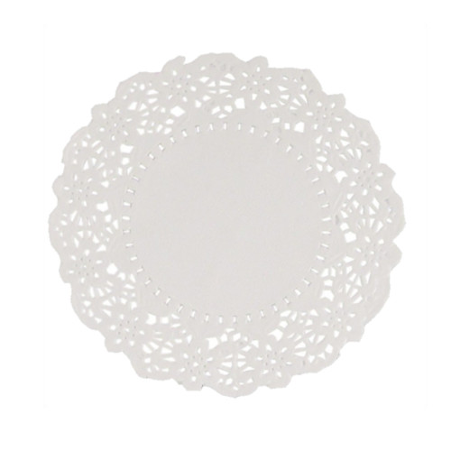 Poppies White Paper Doilies 14cm - 2000