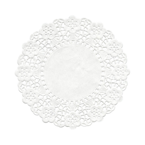 Poppies White Paper Doilies 16.5cm - 2000
