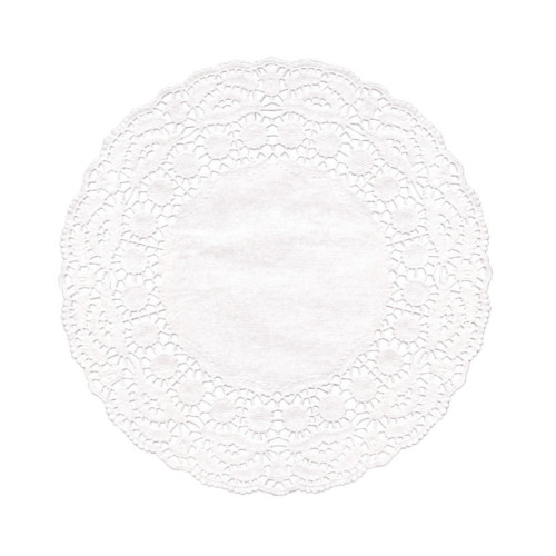 Poppies White Paper Doilies 22cm - 2000