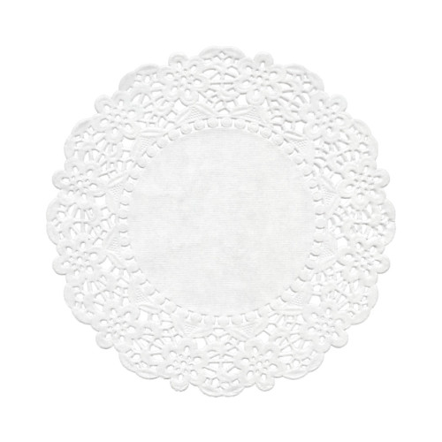 Poppies White Paper Doilies 19cm - 2000