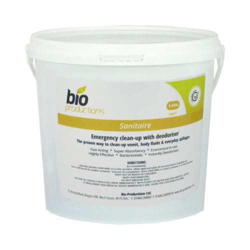 Bio Productions Sanitaire Clean Up Powder - 1.5kg