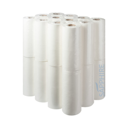 Sapphire 50cm 2 Ply White Hygiene Rolls - Case of 9